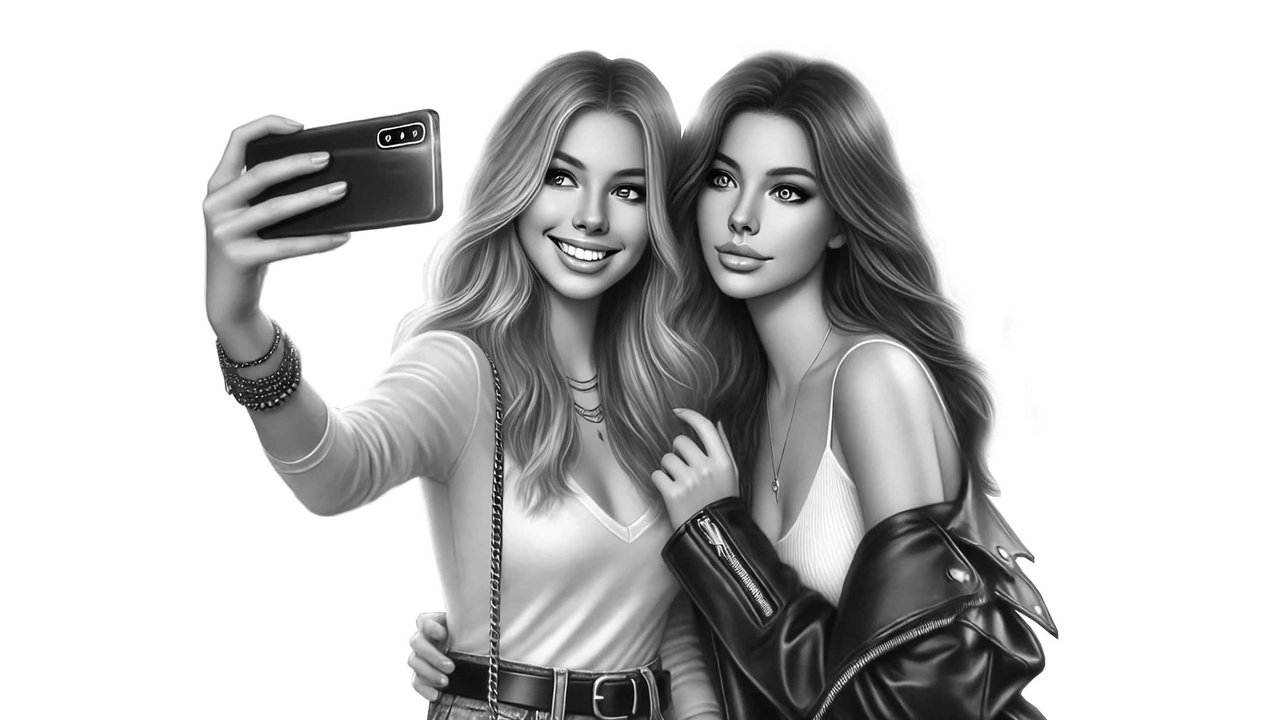 two women